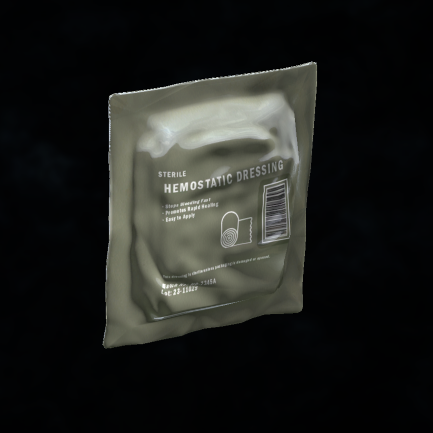 Гемостатический бинт