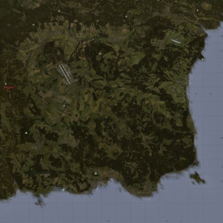 Карта Черноруссии DayZ