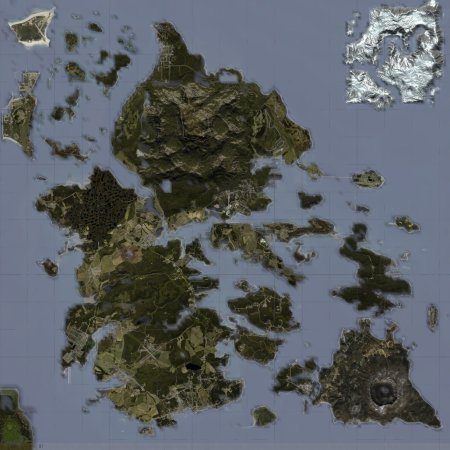 Карта DeerIsle DayZ