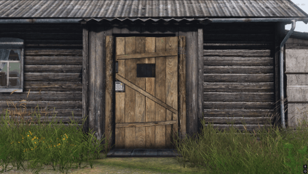 Узкая дверь (дерево)