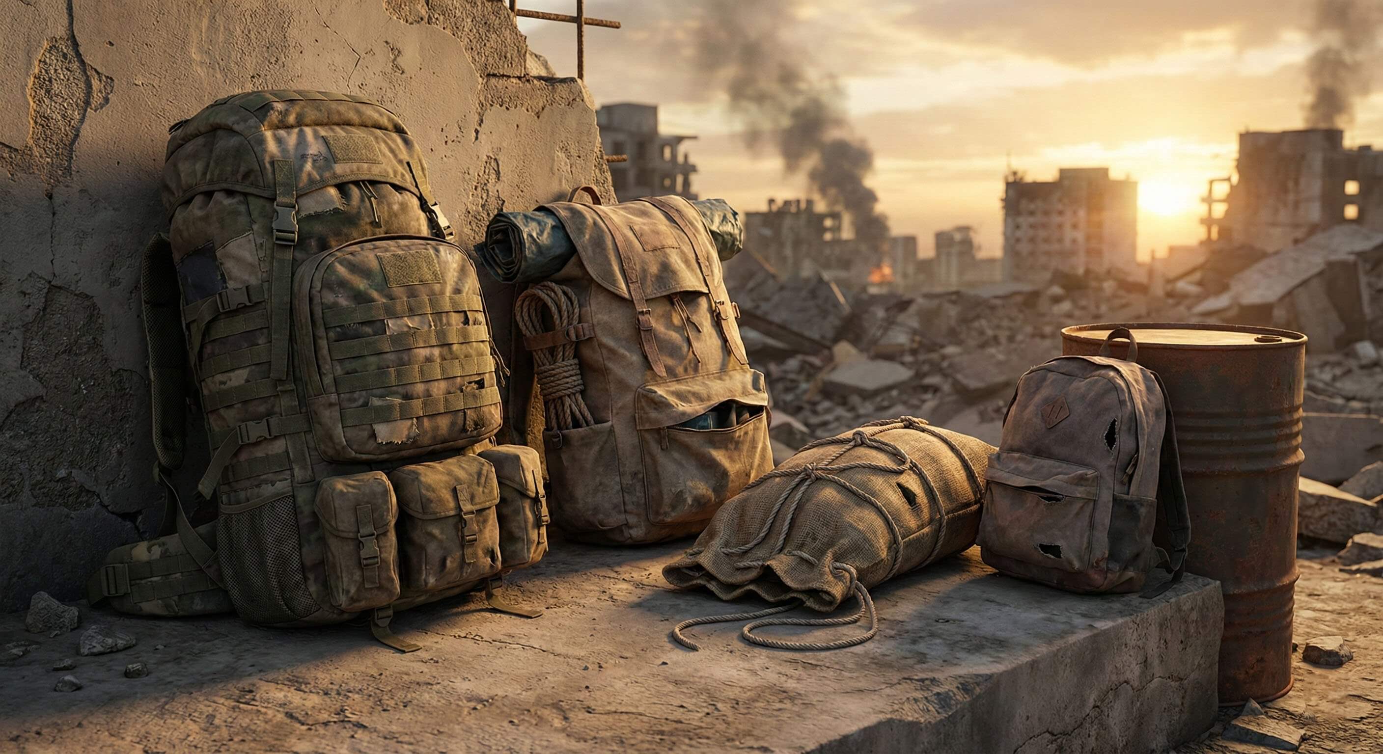 Рюкзаки и сумки в DayZ